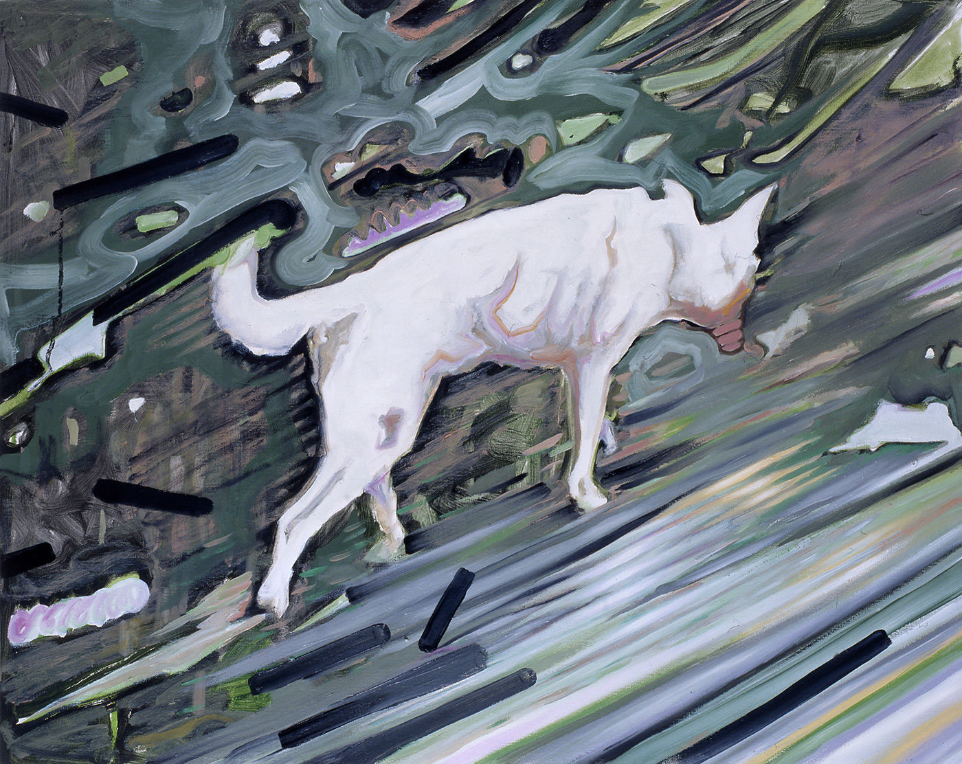 Bruno Perramant - Le chien blanc, 2002