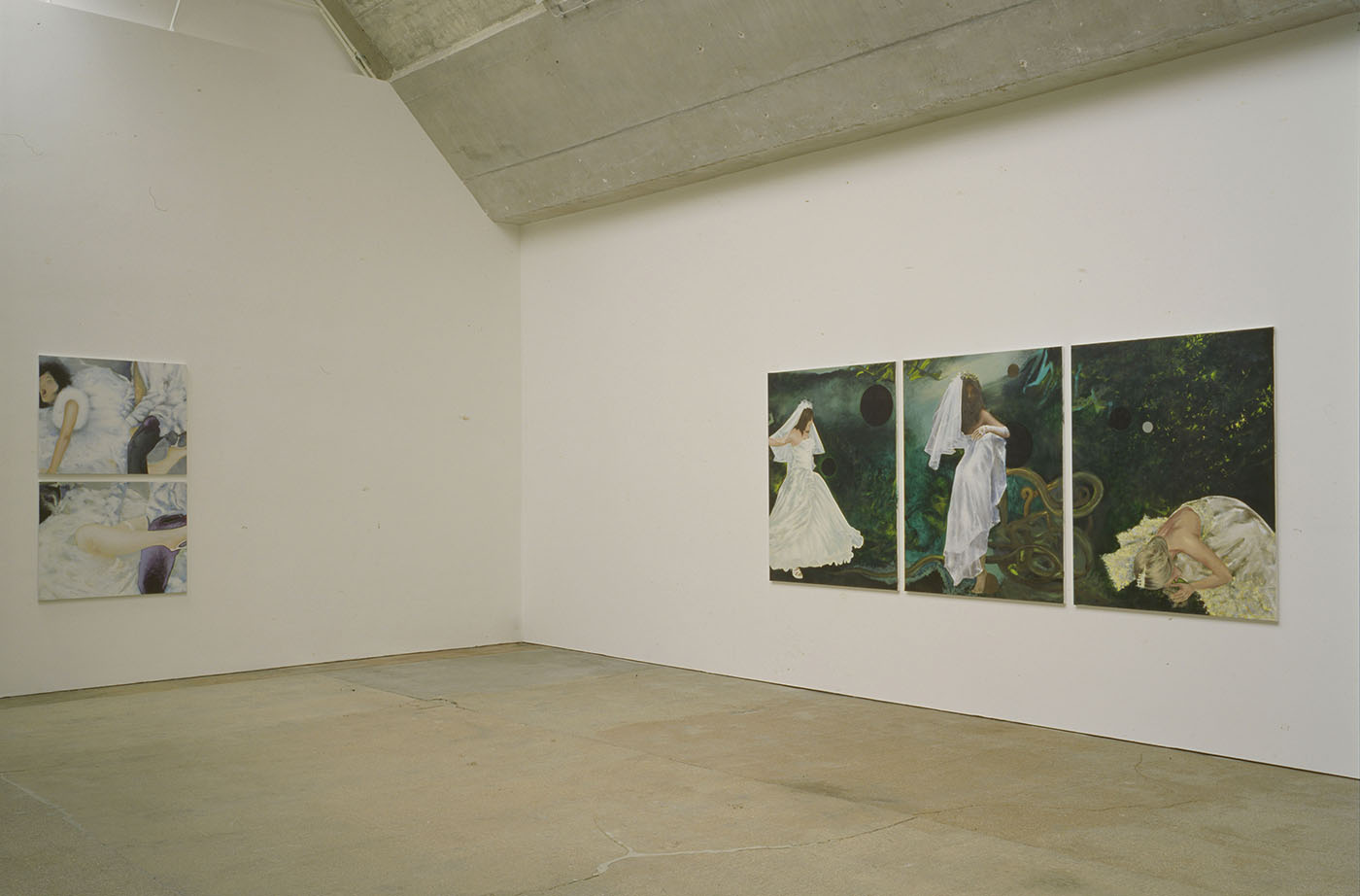 Bruno Perramant - Exhibition view - History of abstraction, I Prologue, II The wedding, 2011