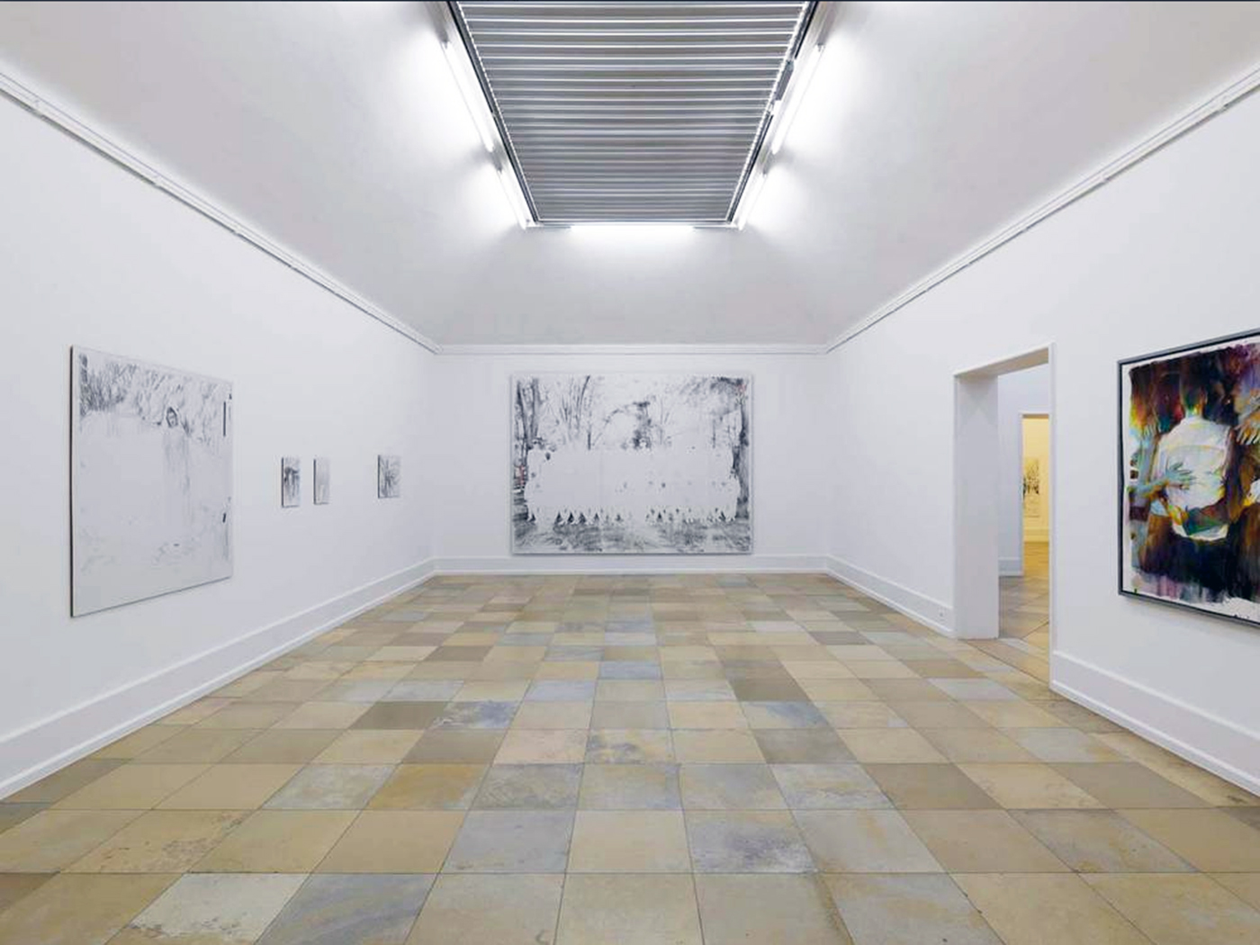 Martin Dammann - Exhibition views "Zum Resultat beruhigter Tumult", Kunsthalle Nuremberg, Germany, 2015
