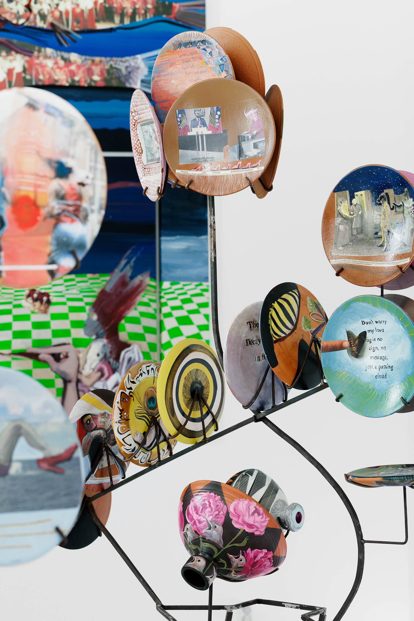 Ramin Haerizadeh, Rokni Haerizadeh, Hesam Rahmanian  - The Beautiful Decay of Flowers in The Vase, 14.05-15.07.23