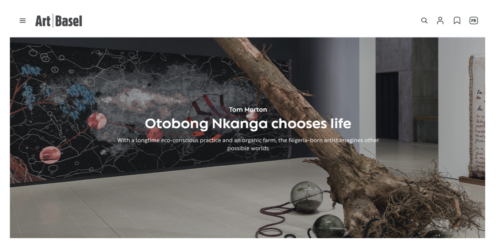 Otobong Nkanga chooses life